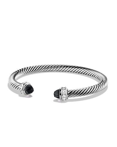 David Yurman Cable Classics Bracelet With Diamonds In Prasiolite