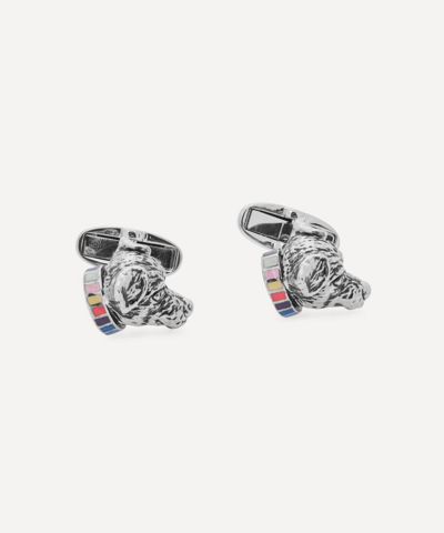 Paul Smith Dog Collar Cufflinks In Silver