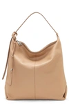 Vince Camuto Corin Leather Hobo In Sandstone