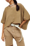Free People We The Free Crop Top In Fava Bean