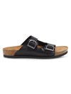 EASTLAND MEN'S CAMBRIDGE LEATHER SLIDE SANDALS