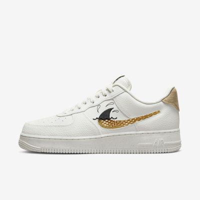 Nike Air Force 1 '07 Lv8 Next Nature Men's Shoes In Sail/black/wheat Grass/sanded Gold