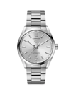 TAG HEUER CARRERA STAINLESS STEEL & SILVER DIAL AUTOMATIC 39MM BRACELET WATCH