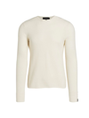 Rag & Bone Collin Honeycomb-knit Merino Wool-blend Sweater In Ivory