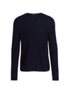 Rag & Bone Collin Pique Crewneck Sweater In Blue