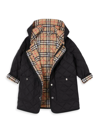 BURBERRY LITTLE BOY'S & BOY'S REILLY DIAMOND QUILTED HOODED COAT