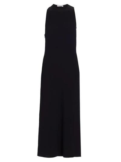 Gauchère Asymmetric Jersey Maxi Dress In Black