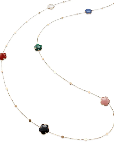 Pasquale Bruni Women's Petit Joli 18k Rose Gold, Diamonds & Multi-gemstone Sautoir Necklace