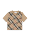 BURBERRY BABY'S & LITTLE KID'S VINTAGE CHECK PANEL T-SHIRT