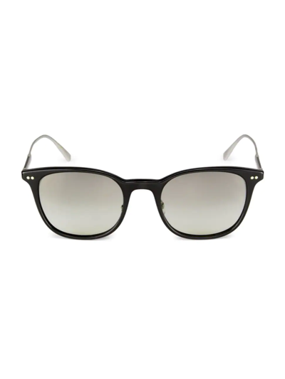 Brunello Cucinelli Gerardo 51mm Round Sunglasses In Black
