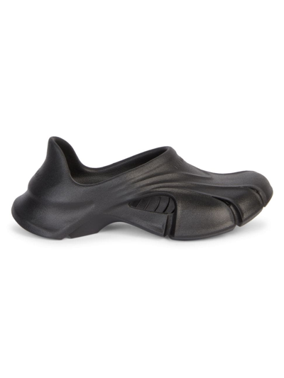 Balenciaga Mold Closed Slip-on Sandals In Black White