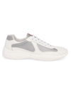 PRADA MEN'S AMERICA'S CUP LEATHER & TECHNICAL FABRIC SNEAKERS