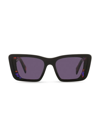 Prada Symbole 51mm Rectangular Sunglasses In Neutral