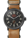 SHINOLA MEN'S RUNWELL SUBSECOND STAINLESS STEEL & LEATHER WATCH