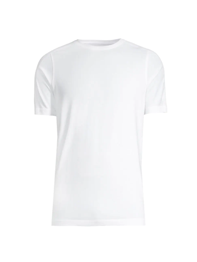 Mack Weldon 18-hour Jersey Crewneck T-shirt In White
