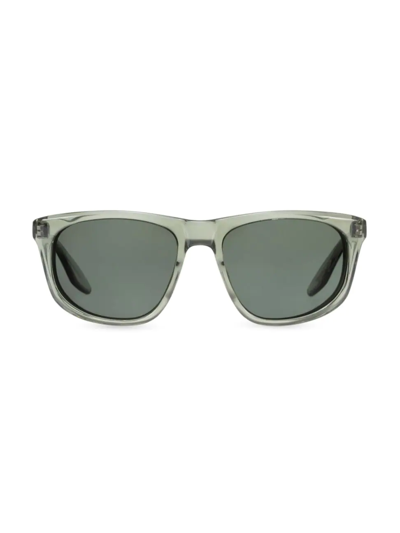 Barton Perreira X 007 Legacy Collection Goldfinger 55mm Square Sunglasses In Absinthe Commando
