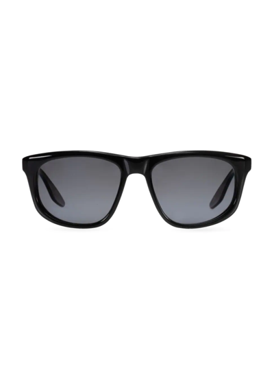 Barton Perreira X 007 Legacy Goldfinger Wrap 55mm Sunglasses In Black Nocturnal