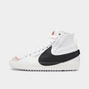 Nike Women's Blazer Mid '77 Jumbo Casual Shoes In White/black/white/sail