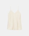 Lafayette 148 Silk Charmeuse Bias Tank In Buff
