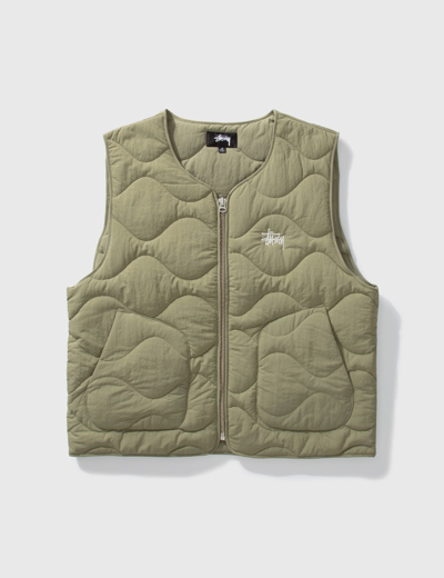 Stussy Recycled Nylon Liner Vest In Green | ModeSens Stussy Recycled Nylon Liner Vest In Green | ModeSens