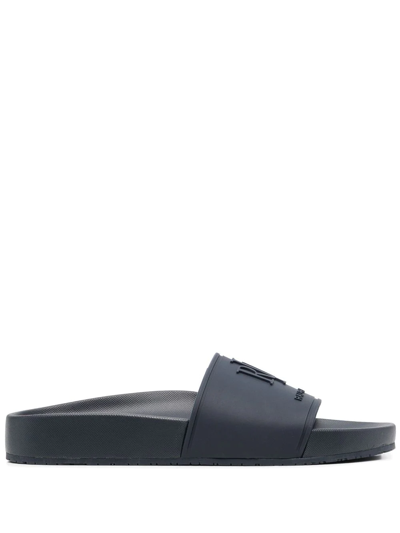 Lauren Ralph Lauren Delyne Slip-on Sandals In Blue