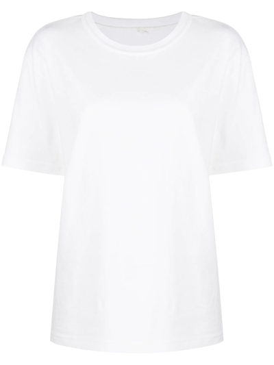 ALEXANDER WANG RUBBERISED-LOGO COTTON T-SHIRT