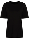 Alexander Wang Essential Short Sleeve Cotton T-shirt In Black