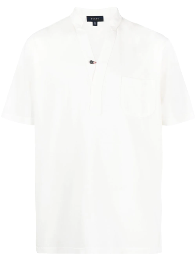 Sease Short-sleeved Polo Shirt In White