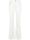 Diesel 1969 D-ebbey 09d63 Bootcut Jeans In White