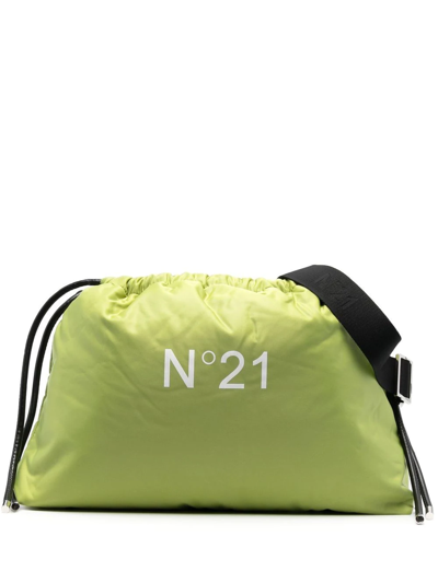 N°21 Eva Logo-print Crossbody Bag In Green