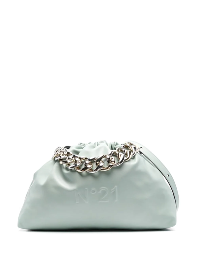 N°21 Drawstring Shoulder Bag In Blue