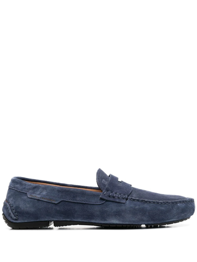 Fratelli Rossetti Slip-on Style Loafers In Blue
