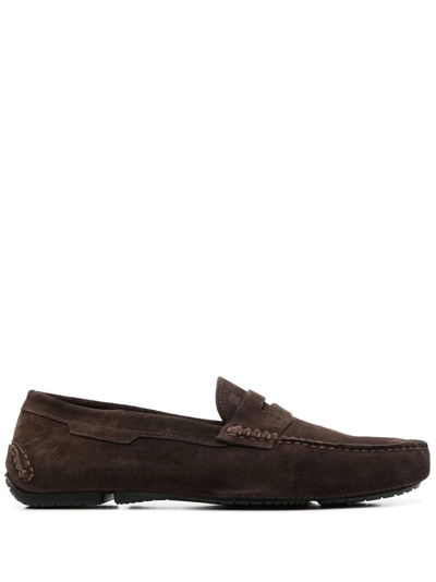 Fratelli Rossetti Slip-on Style Loafers In Brown