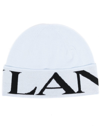 Lanvin Intarsia-knit Wool Beanie In Blue