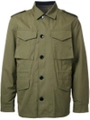 KENT & CURWEN DETACHABLE QUILTED MILITARY JACKET,K3457BM01A11761754