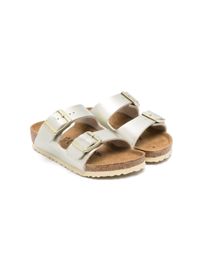 Birkenstock Kids' Arizona Slip-on Sandals In Gold