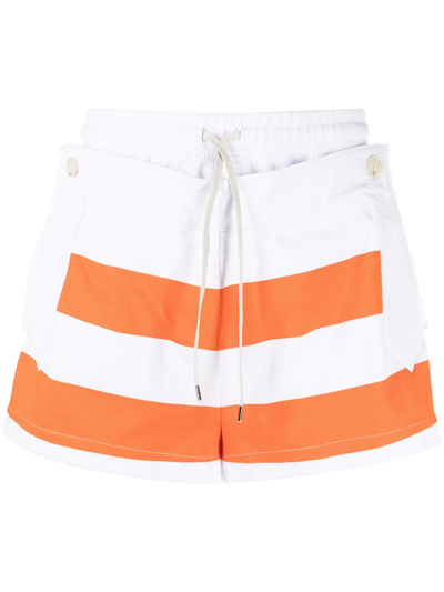 Vivienne Westwood Sailor Striped Front-pouch Shorts In Multicoloured