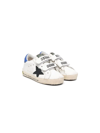 GOLDEN GOOSE LOGO-PRINT LEATHER SNEAKERS