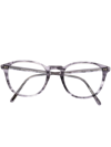 Oliver Peoples Round-frame Glasses In Grey
