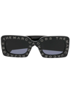 MARC JACOBS LOGO SQUARE TINTED SUNGLASSES