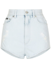 DOLCE & GABBANA HIGH-WAISTED DENIM SHORTS