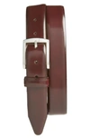 Allen Edmonds Midland Ave. Leather Belt In Oxblood