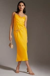 Anthropologie By  Elyse Bias Slip Dress In Gold