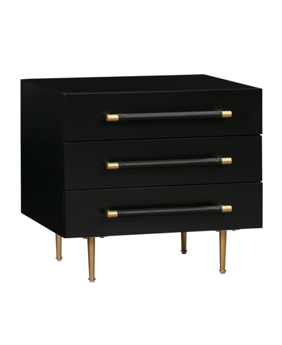 Tov Furniture Trident Nightstand In Black