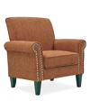 HANDY LIVING JANET TRADITIONAL ARMCHAIR WITH NAIL HEADS