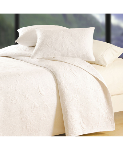 C & F Home Matelasse Coverlet, King In White