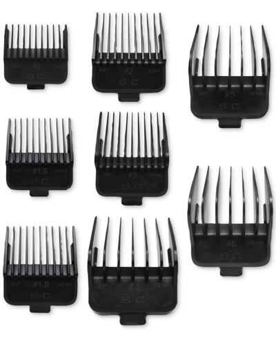 Stylecraft 8-pc. Dub Magnetic Clipper Guards Set - Black