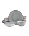 Pfaltzgraff Arlie 12 Piece Dinnerware Set In Gray