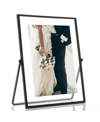 LAWRENCE FRAMES METAL EASEL FLOAT PICTURE FRAME, 5" X 7"