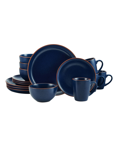 Pfaltzgraff Hunter 16 Piece Dinnerware Set In Blue